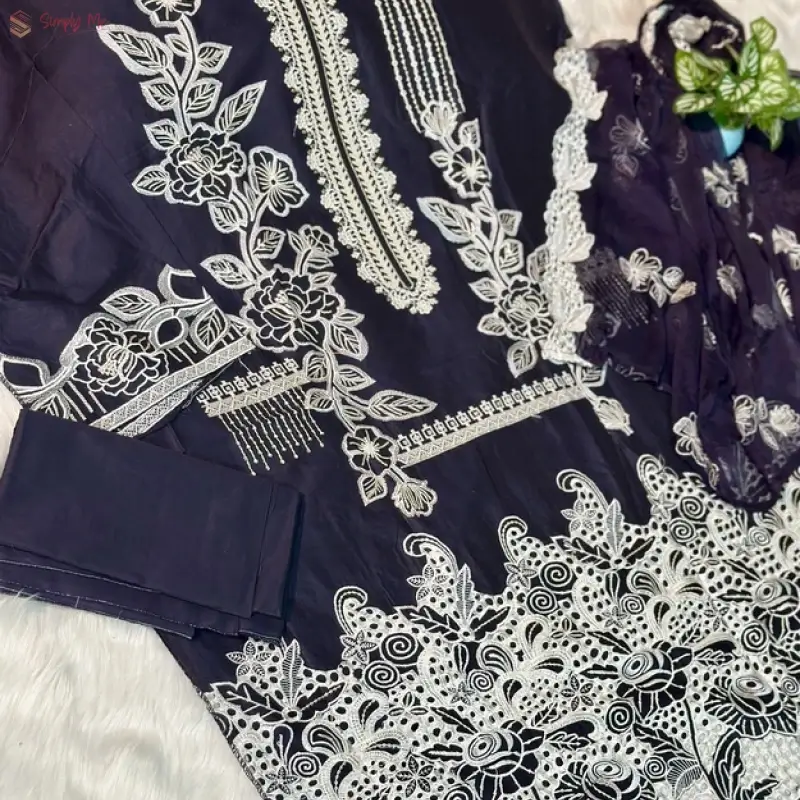 Laser Cut Exclusive Three Piece