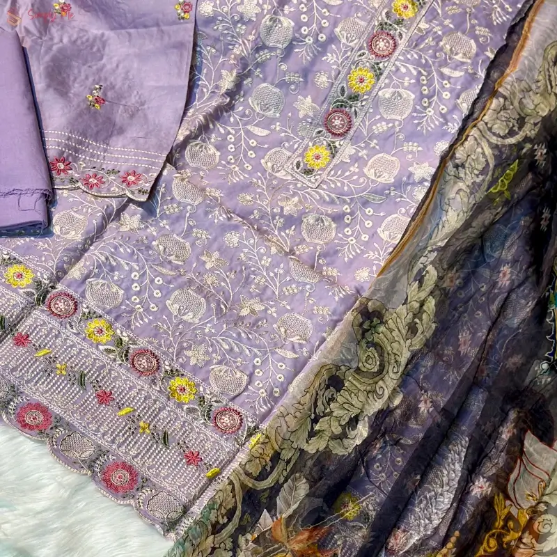 Embroidery Boutique Georgette Dupatta (Pure)