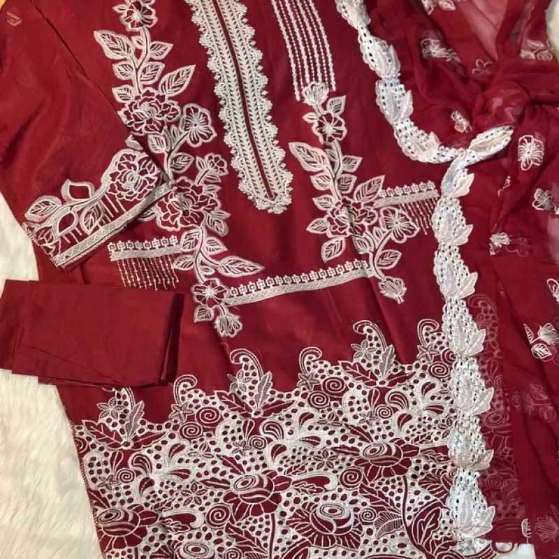 Laser Cut Exclusive Three Piece