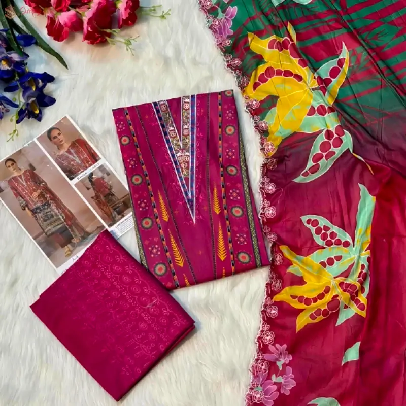 Torrey Pakistani Gulrang Cotton Three Piece Sale!