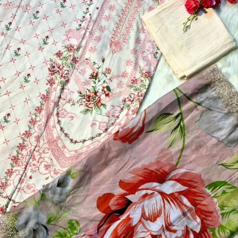 Pakistani Sufian Pure Cotton Threepiece at Sale!!